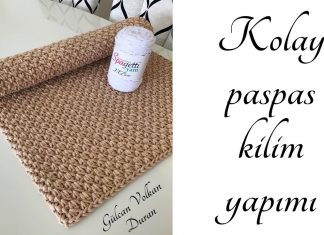 Penye İpten Paspas Açıklamalı