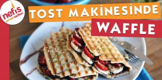 Tost Makinesinde Waffle Yapılışı