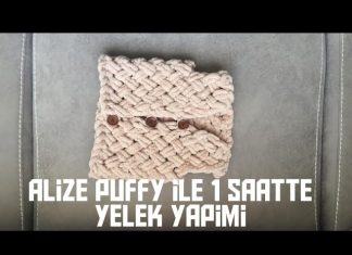 1 Saatte Bebek Yeleği Nasıl Yapılır?