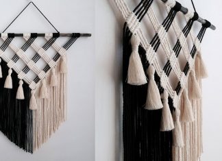 DIY, Makrome Duvar Süsü Yapılışı