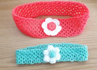 Tığ İşi Örgü Bandana Modelleri
