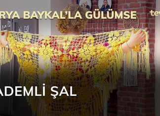 Derya Baykal Dikdörtgen Şal Modelleri