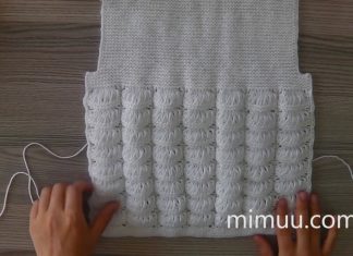 Mandalina Dilimi Yelek Modeli Yapılışı