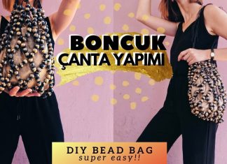 Zara Boncuk Çanta Yapımı