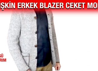 Erkek Örgü Hırka Modelleri ve Açıklamalı Yapılışı