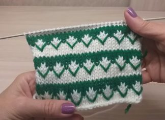 İki Renkli Örgü Modelleri Yapımı
