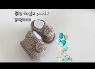 Bebek Patiği Yapımı Örgü Modelleri
