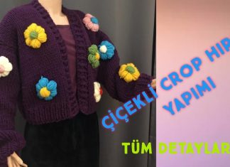 Crop Hırka Yapımı
