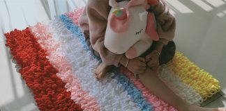 Kadife İpten Renkli Bebek Battaniyesi Yapılışı