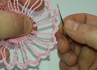 Yuvarlak Dantel Örneği Yapılışı