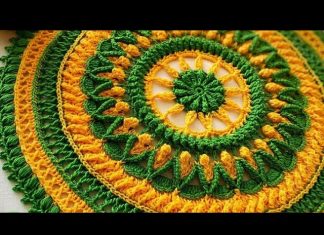 Mandala Örgü Lif Yapılışı