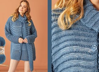 Kalın Şişle Hırka Modeli Yapılışı