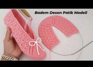 Şişle Örgü Patik Yapılışı