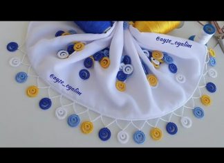 Halkalı Şeker Tığ Oyası Yapılışı