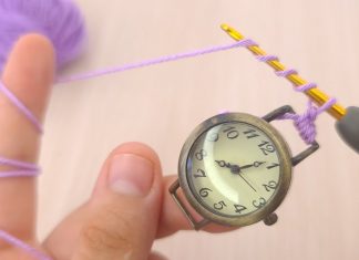 Örgü Saat Kordonu Yapılışı