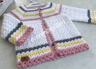 En Güzel Bebek Hırka Modelleri Anlatımlı