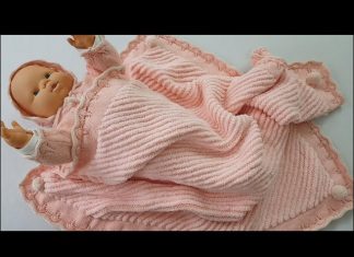 Şiş ile Yumuşak Bebek Battaniyesi Yapılışı