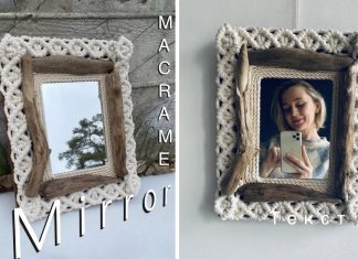 Kolay Makrome Ayna Yapımı