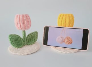 Örgü Telefon Tutucu Yapımı