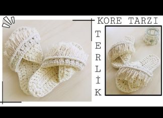 Tığla Terlik Yapımı