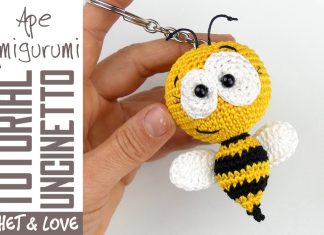 Amigurumi Arı Anahtarlık Yapılışı
