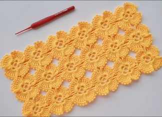 Kolay Tığ İşi Kare Motif Yapımı Anlatımlı
