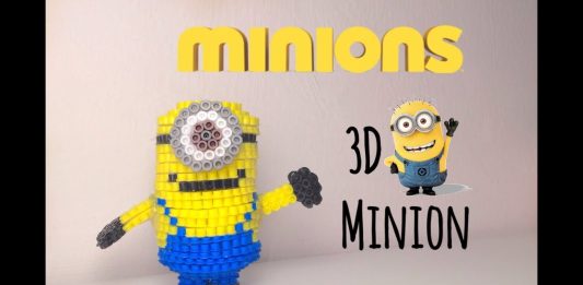 3D Hama Boncuk Minion Yapımı