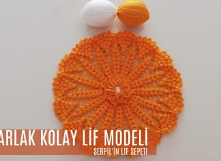 Fıstıklı Yuvarlak Lif Modeli Yapılışı