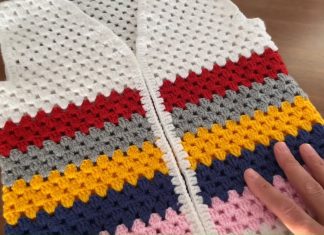 Tığ İşi Kolay Bebek Yeleği