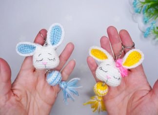 Amigurumi Tavşan Anahtarlık Yapımı