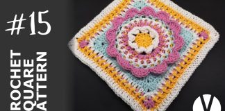 Yeni Çiçek Motifli Bebek Battaniyesi Yapımı