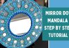 Dekoratif Mandala Ayna Yapımı