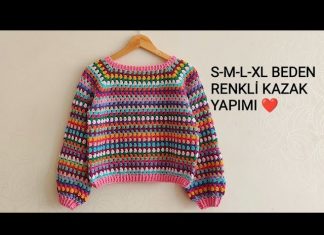 Kışlık Örgü Kazak Modelleri ve Yapılışları