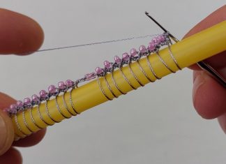 Kolay Boncuklu Tığ Oyası Yapılışı