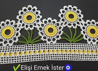 Tığ Oyası Havlu Kenarı Yapılışı