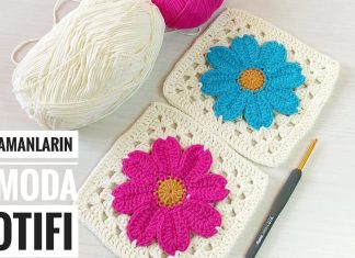 Kare Motifli Bebek Battaniyesi