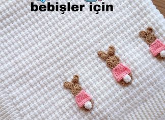 Tavşanlı Kolay Bebek Battaniyesi Yapılışı