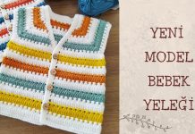 Tığla Bebek Yeleği Yapılışı