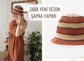 Kağıt İpten Zara Şapka Yapımı