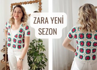 Zara Motifli Yelek Yapılışı