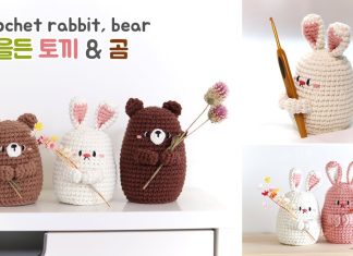 Kolay Amigurumi Tavşan ve Ayıcık Yapılışı