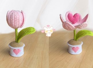 Amigurumi Saksıda Lale Yapılışı