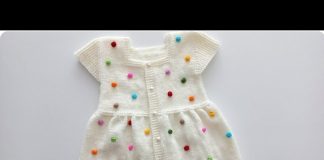 Bebek Örgü Elbise Yapımı