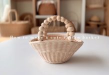 Rattan Oval Sepet Yapımı