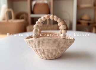 Rattan Oval Sepet Yapımı