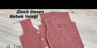 Örgü Bebek Yeleği Anlatımlı Yapımı