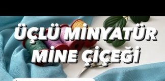 Minyatür Çiçekli İğne Oyası Yapılışı