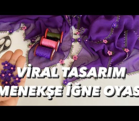 Üç Boyutlu Çiçekli İğne Oyası Yapılışı