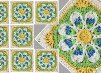 Çiçekli Tığ İşi Motif Yapımı