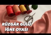 Rüzgar Gülü Sıralı İğne Oyası Yapılışı